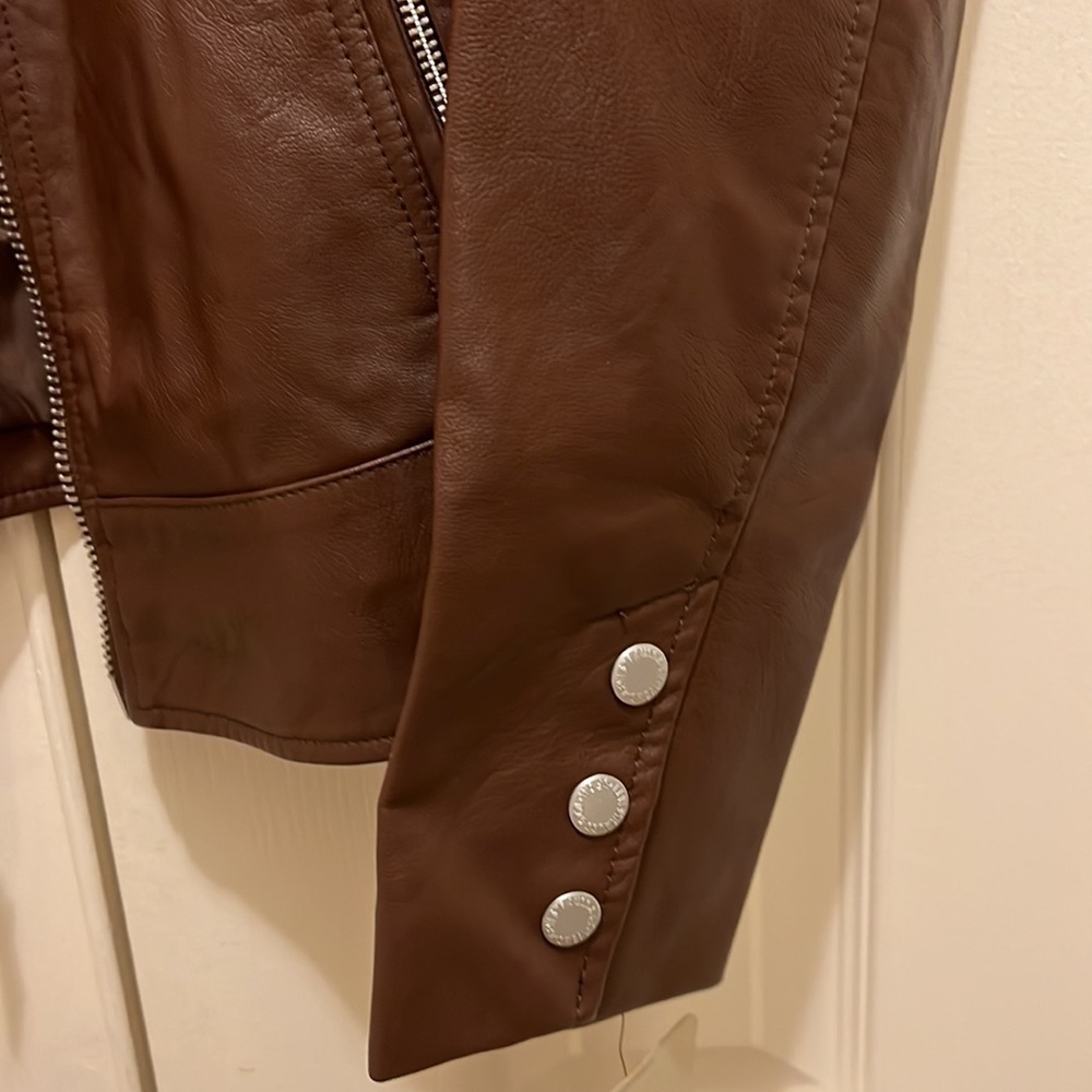 Levis Faux-Leather Latch Collar Moto Racer Jacket - Picture 6 of 11